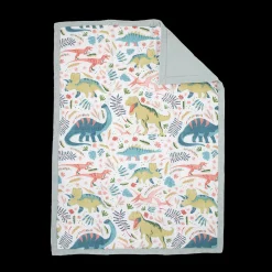 Cotton Muslin Toddler Comforter - Boho Dino