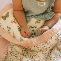 Cotton Muslin Toddler Comforter - Butterflies