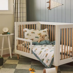 Cotton Muslin Toddler Comforter - Work Trucks