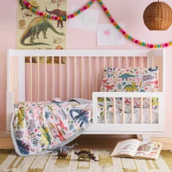 Cotton Muslin Toddler Comforter - Boho Dino
