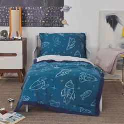 Cotton Muslin Toddler Comforter - Blast Off