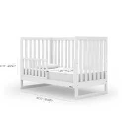 dadada Baby Austin 3-in-1 Convertible Crib
