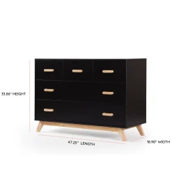 dadada Baby Soho 5-Drawer Nursery Dresser