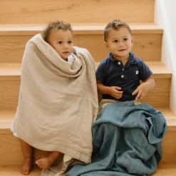 Deluxe Muslin Baby Quilt - Oatmeal