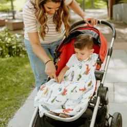 Deluxe Muslin Baby Quilt - Air Show