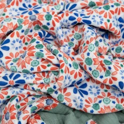 Deluxe Muslin Quilted Throw - Kaleidoscope