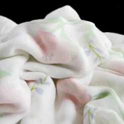 Deluxe Muslin Swaddle Blanket - Pink Peony