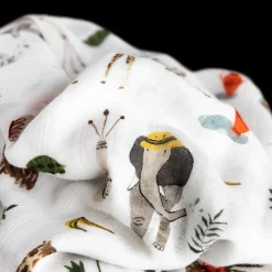 Deluxe Muslin Swaddle Blanket - Safari Social