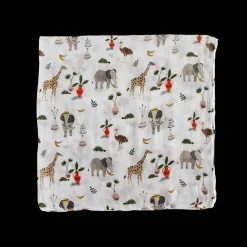 Deluxe Muslin Swaddle Blanket - Safari Social