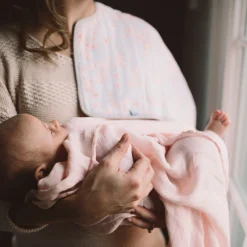 Deluxe Muslin Swaddle Blanket - Blush