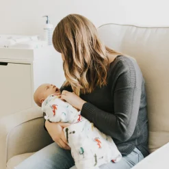 Deluxe Muslin Swaddle Blanket - Air Show