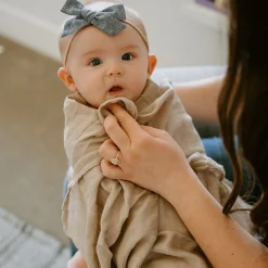 Deluxe Muslin Swaddle Blanket - Oatmeal