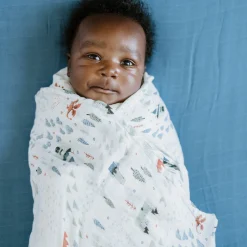 Deluxe Muslin Swaddle Blanket - Dragon Days