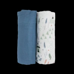 Deluxe Muslin Swaddle Blanket 2 Pack - Dragon Days