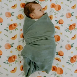 Deluxe Muslin Swaddle Blanket - Sage