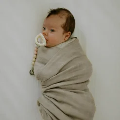 Deluxe Muslin Swaddle Blanket 2 Pack - Caramel