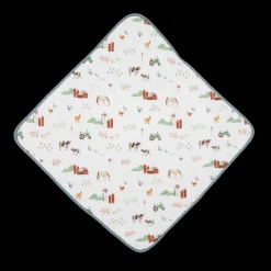 Infant Hooded Towel - Farmyard