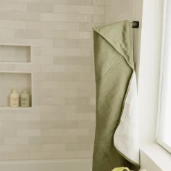 Infant Hooded Towel - Fern