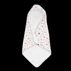 Infant Hooded Towel - Mushrooms