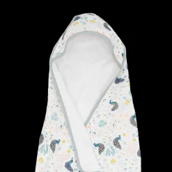 Infant Hooded Towel - Peacock
