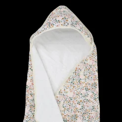 Infant Hooded Towel - Pressed Petals