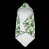 Infant Hooded Towel - Tropical Leaf