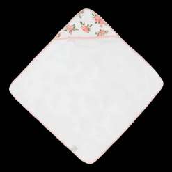 Infant Hooded Towel - Watercolor Roses