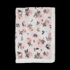 Organic Cotton Muslin Baby Quilt - Watercolor Floret 2