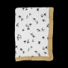 Organic Cotton Muslin Baby Quilt - Swallows