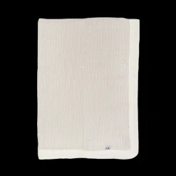 Organic Cotton Muslin Baby Quilt - Sand Stripe