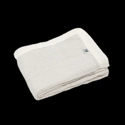 Organic Cotton Muslin Baby Quilt - Sand Stripe