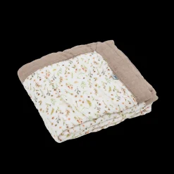 Organic Cotton Muslin Baby Quilt - Floral Field