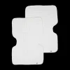 Organic Cotton Muslin Burp Cloth 2 Pack - White + White