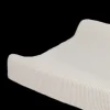 Organic Cotton Muslin Changing Pad Cover - Sand Stripe