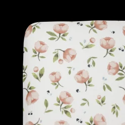Organic Cotton Muslin Crib Sheet - Watercolor Floret