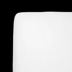 Organic Cotton Muslin Crib Sheet - White