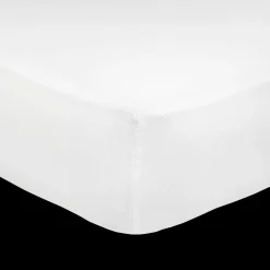 Organic Cotton Muslin Crib Sheet - White