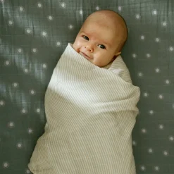 Organic Cotton Muslin Crib Sheet - Sage Suns