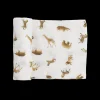Organic Cotton Muslin Swaddle Blanket - Animal Crackers