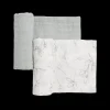 Organic Cotton Muslin Swaddle Blanket 2 Pack - Pencil Floral