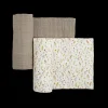 Organic Cotton Muslin Swaddle Blanket 2 Pack - Floral Field