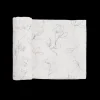 Organic Cotton Muslin Swaddle Blanket - Pencil Floral