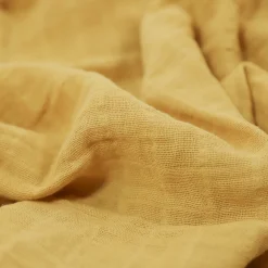 Organic Cotton Muslin Swaddle Blanket - Wheat