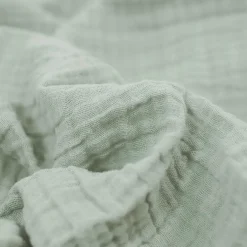 Organic Cotton Muslin Swaddle Blanket - White Sage