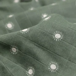Organic Cotton Muslin Swaddle Blanket 2 Pack - Sage Suns
