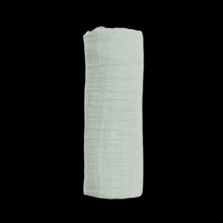 Organic Cotton Muslin Swaddle Blanket - White Sage
