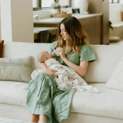 Organic Cotton Muslin Swaddle Blanket - Animal Crackers