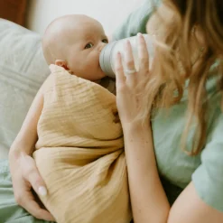 Organic Cotton Muslin Swaddle Blanket 2 Pack - Swallows