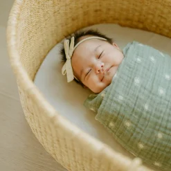 Organic Cotton Muslin Swaddle Blanket 2 Pack - Sage Suns