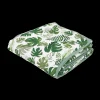 Original Cotton Muslin Quilt - Tropical Leaf